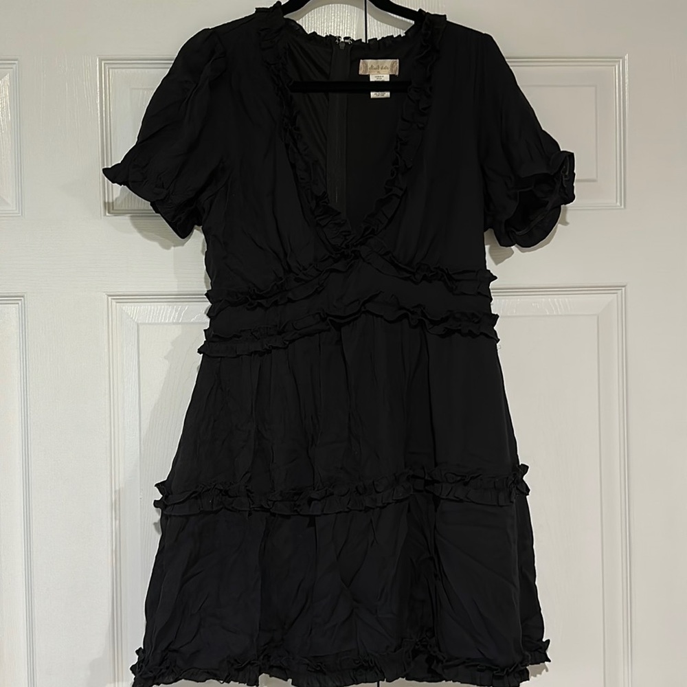 Altar’d State black ruffle dress